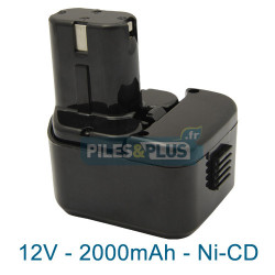 Batterie Hitachi - 12V 2000mAh NiCD