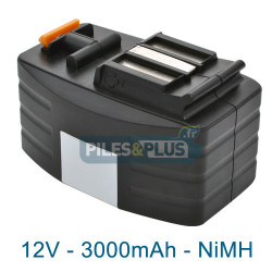 Batterie compatible Festool pour série TDD - 12V 3000mAh NiMH