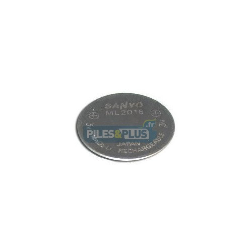 Pile bouton rechargeable ML2016 - Lithium 3V pour votre montre solaire -  Piles et Plus - Le monde de la pile et de la lampe !