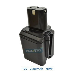 Batterie pour Bosch type 2607335021 - 12V NiMH 2000mAh
