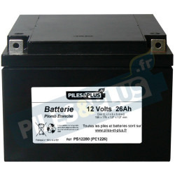 Batterie 12V 26Ah - batterie plomb étanche rechargeable