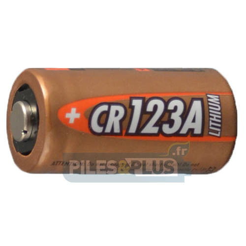 Pile Lithium-Ion CR123A - Euro-Makers