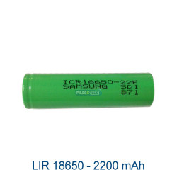 Batterie 18650 rechargeable 3,6V LG - Piles rechargeables pour bornes  solaires