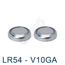 GP LR 54 10X: Pile bouton alcaline, 44 mAh, LR54 - V10GA, lot de 10 chez  reichelt elektronik
