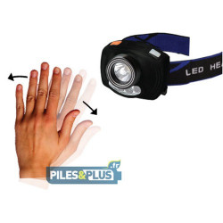 LAMPE FRONTALE LED CREE - DETECT MOUVEMENT