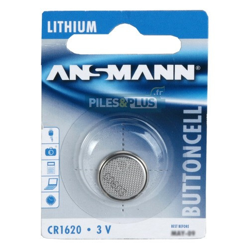 Panasonic – piles bouton CR1620 3V, 100 pièces/lot, au Lithium, pour  télécommande, alarme électrique, voiture, CR 1620